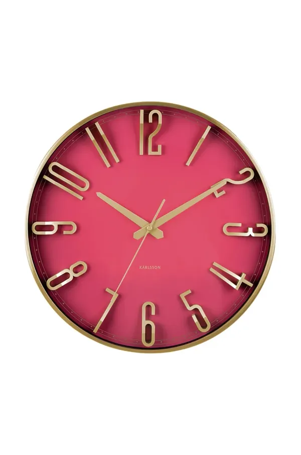 Karlsson Stenska ura Karlsson Elevated Glam roza barva