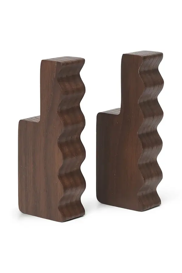 Ferm Living Stenski obešalnik ferm LIVING Unda 2-pack
