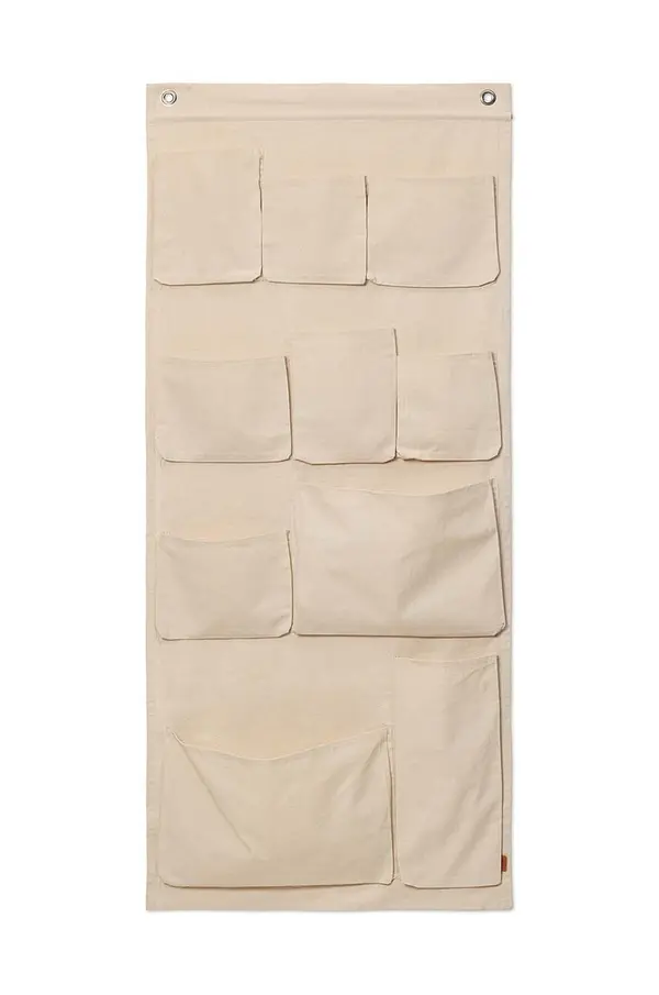 Ferm Living Stenski organizator ferm LIVING Canvas XL Wall Pockets