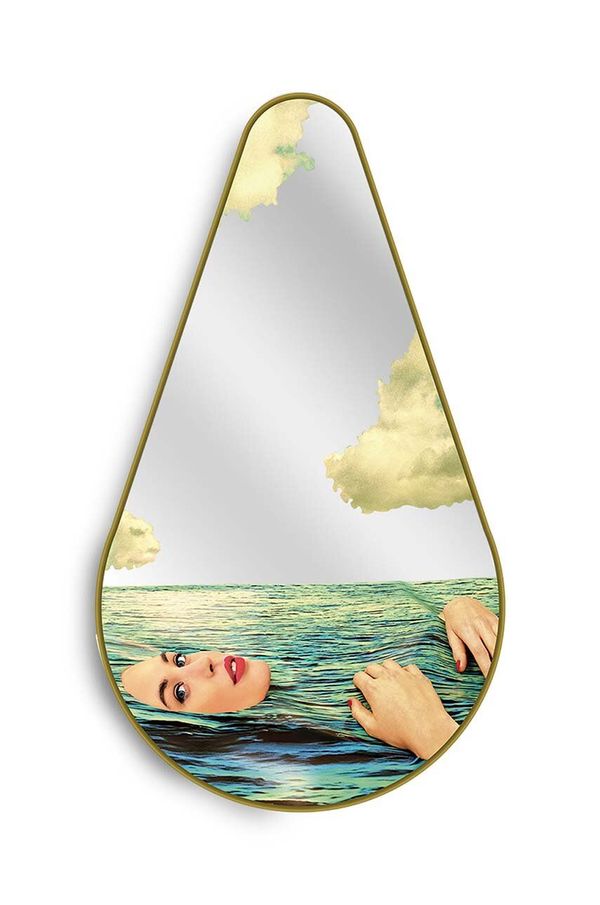 Seletti Stensko ogledalo Seletti Pear Sea Girl