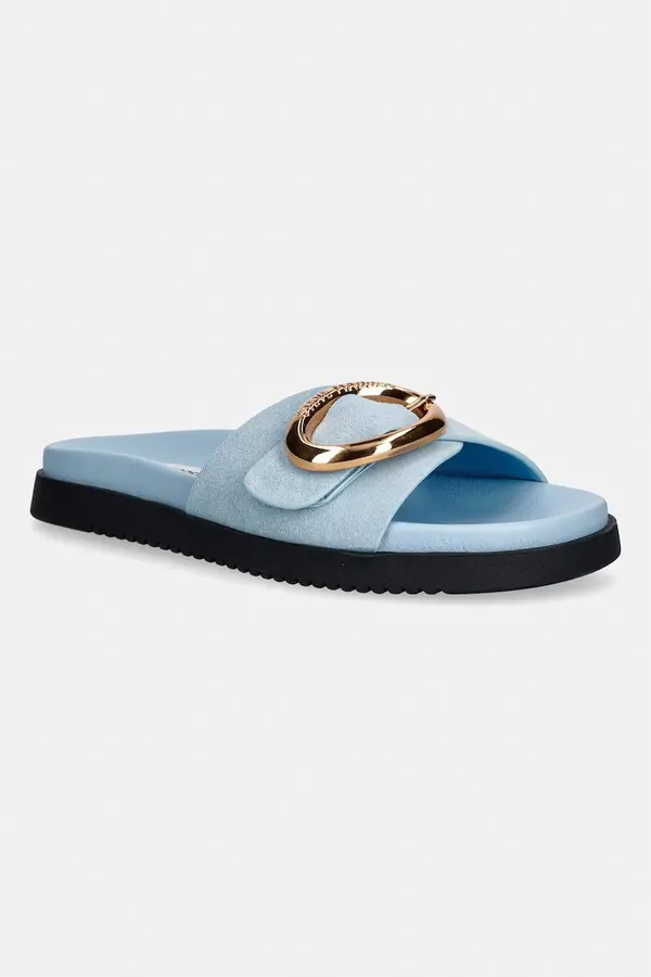 Steve Madden Steve Madden natikači z odprtimi prsti ženski semiš Mistify