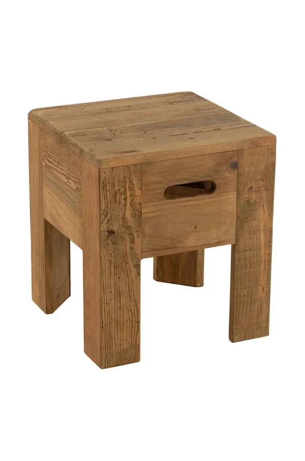 J-Line Stolček J-Line rjava barva