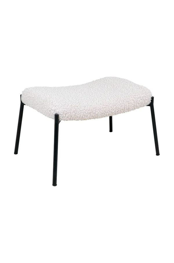 House Nordic Stolček za noge House Nordic Glasgow Footrest bela barva