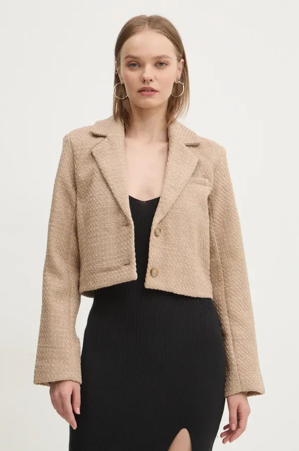 Abercrombie & Fitch Suknjič Abercrombie & Fitch bež barva, KI144-4179