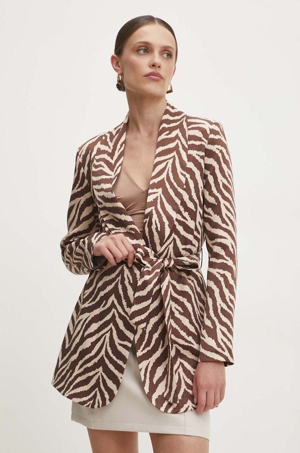 Answear Lab Suknjič Answear Lab rjava barva