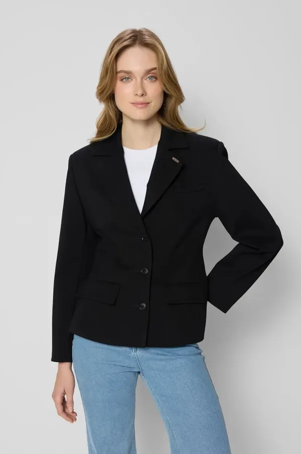 BIZUU Suknjič Bizuu JARDYNI črna barva, JARDYNI CZARNY KW25