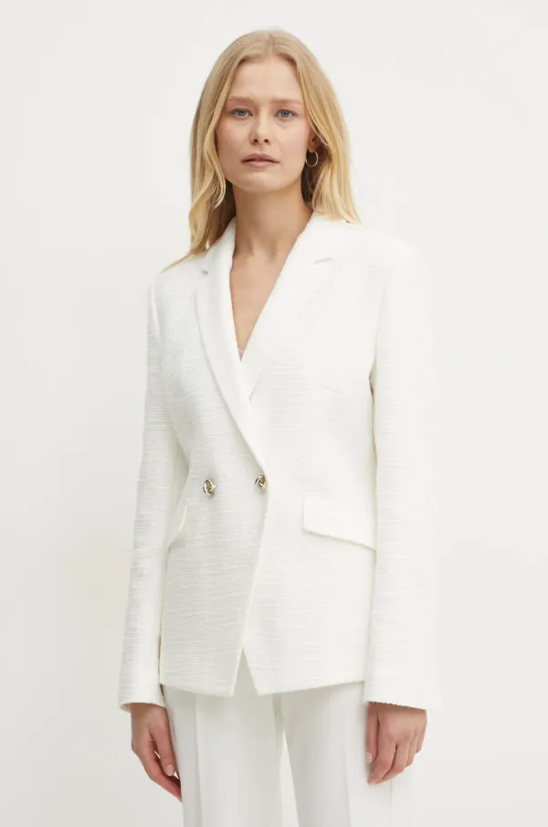 BOSS Suknjič BOSS bela barva, 50535931