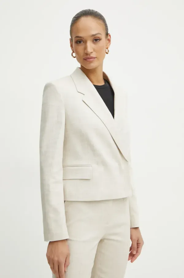 BOSS Suknjič BOSS bež barva, 50537449