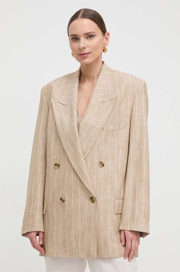 BOSS Suknjič BOSS bež barva