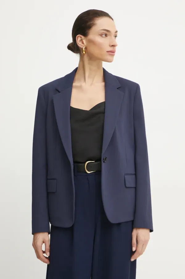 BOSS Suknjič BOSS mornarsko modra barva, 50535193