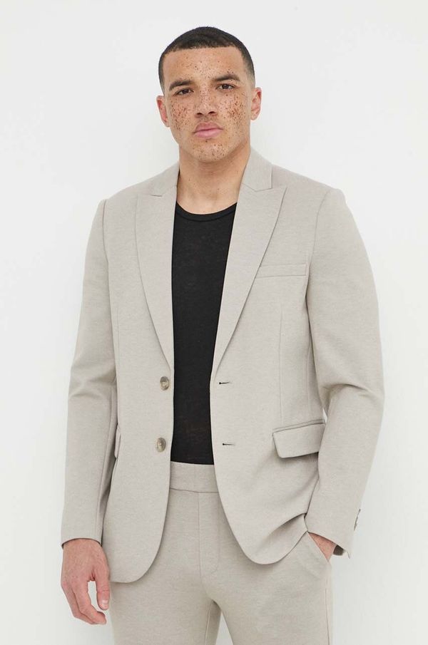 Bruuns Bazaar Suknjič Bruuns Bazaar moška, bež barva