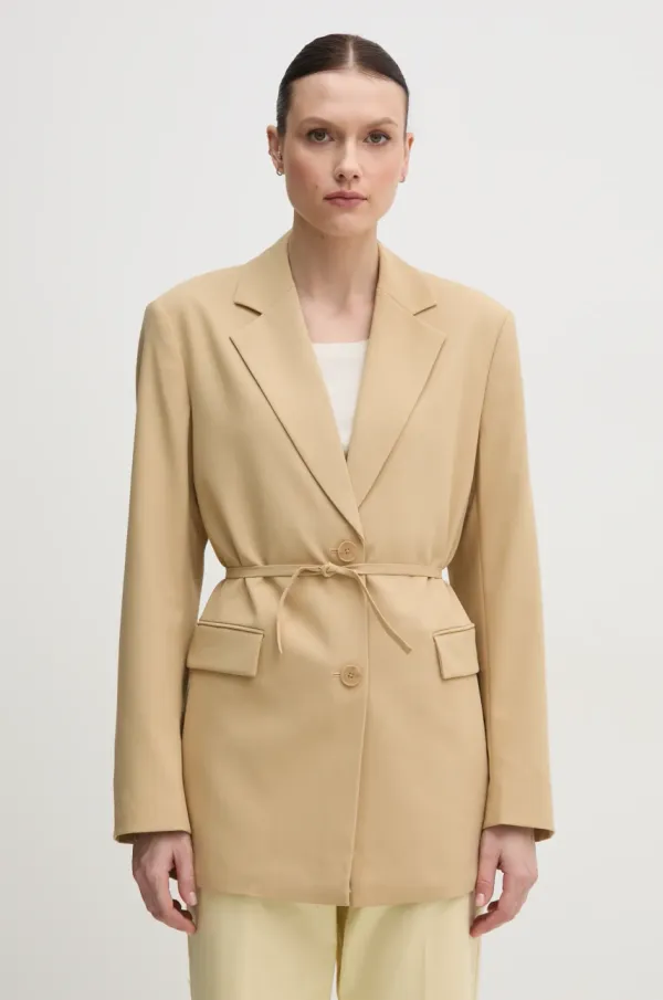 Calvin Klein Jeans Suknjič Calvin Klein Jeans zelena barva, J20J225206