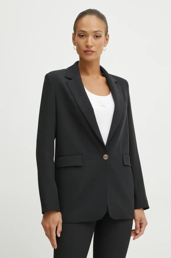 Fracomina Suknjič Fracomina črna barva, FR25SJ3009W42901