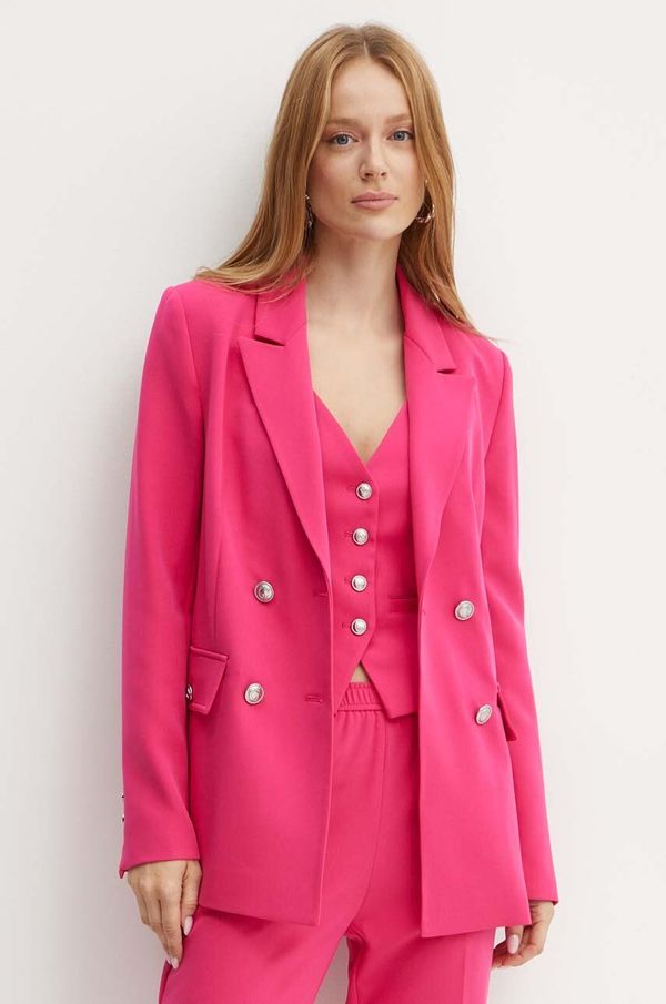 Guess Suknjič Guess FIONA roza barva, W4YN54 WFWX2