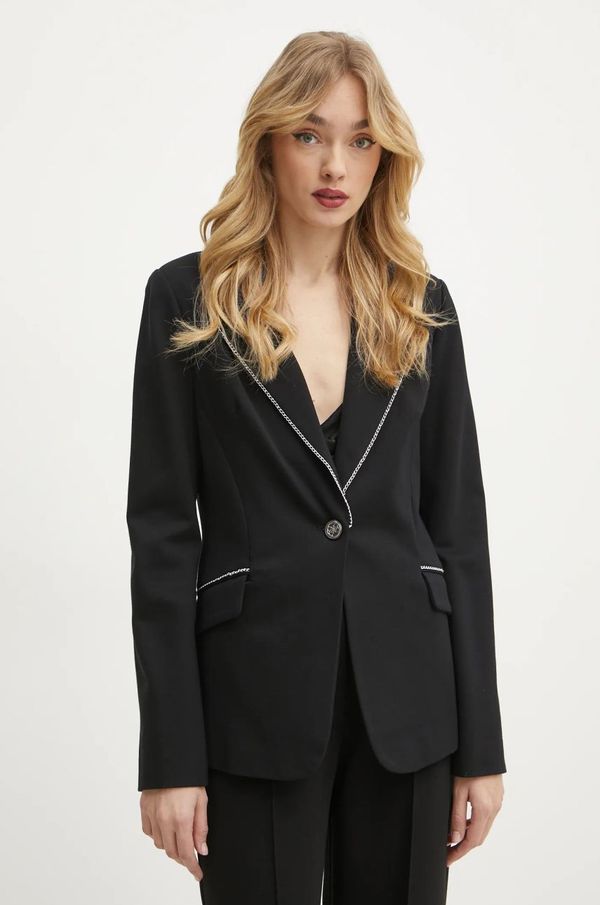 Guess Suknjič Guess NEW LENA črna barva, W5RN41 KCMU2