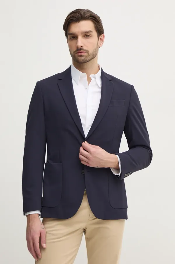 Hackett London Suknjič Hackett London moški, mornarsko modra barva, HM443520R
