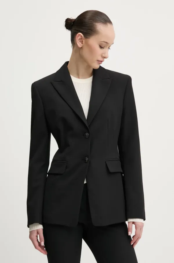 HUGO Suknjič HUGO črna barva, 50533901