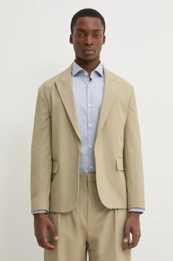 HUGO Suknjič HUGO moški, zelena barva, 50532941