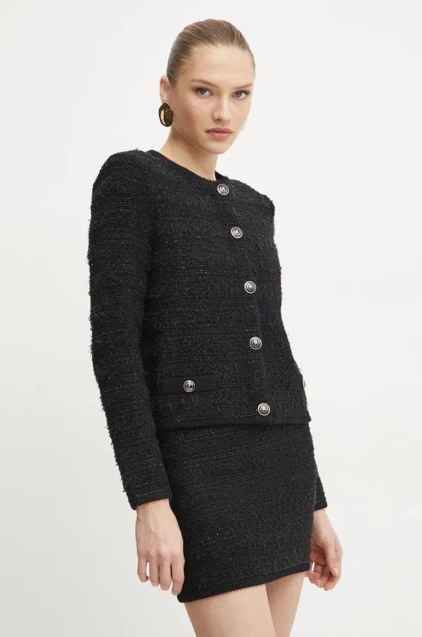 Marciano Guess Suknjič Marciano Guess AMELIA črna barva, 5RGR18 5852Z