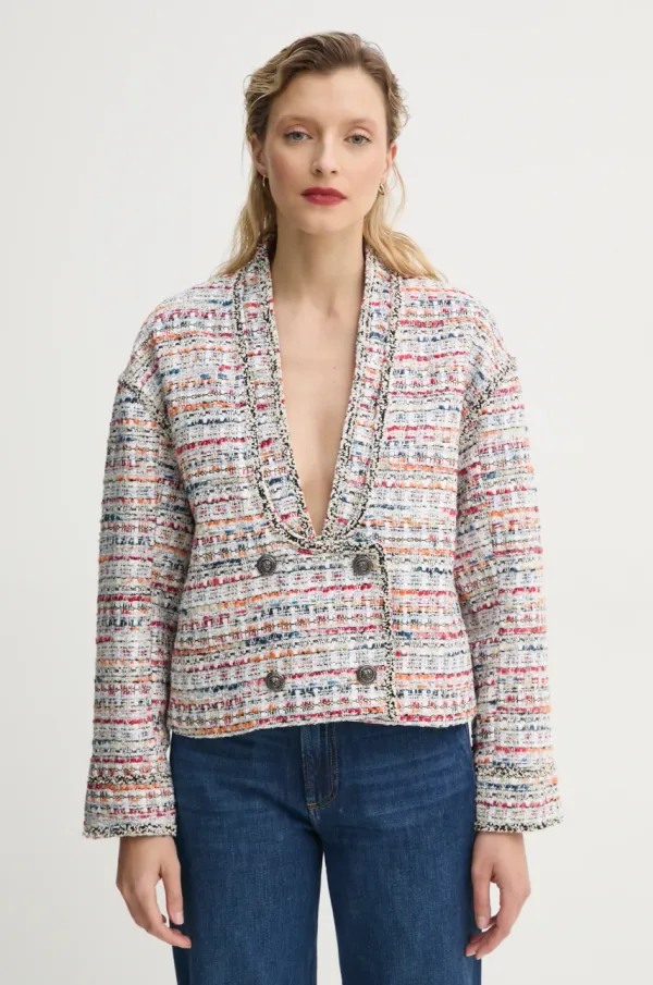 MUNTHE Suknjič MUNTHE FLINT bela barva, 251152825102