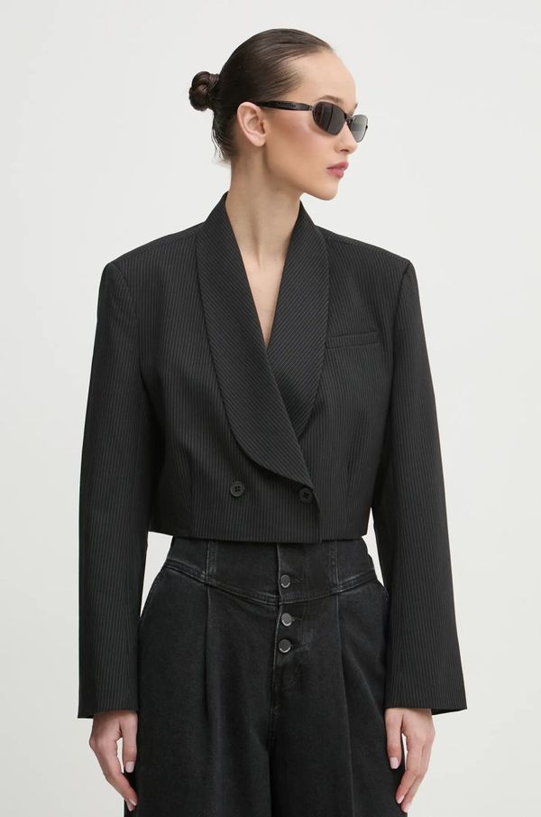 MUNTHE Suknjič MUNTHE SILVIE črna barva, 244150124412