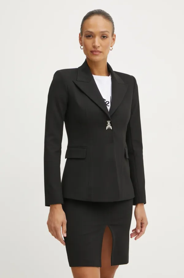 Patrizia Pepe Suknjič Patrizia Pepe črna barva, 8S0506 A025