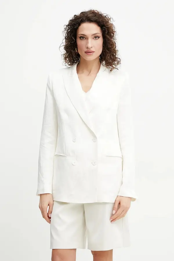 Twinset Suknjič s primesjo lanu Twinset