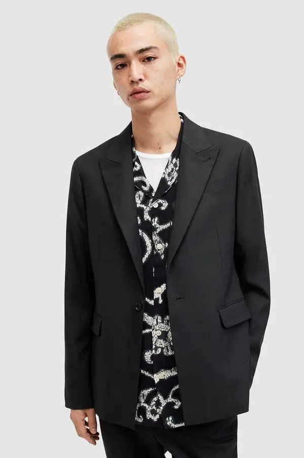 AllSaints Suknjič s primesjo volne AllSaints Dima