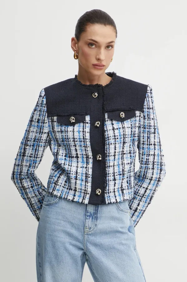 BOSS Suknjič s primesjo volne BOSS mornarsko modra barva, 50531888