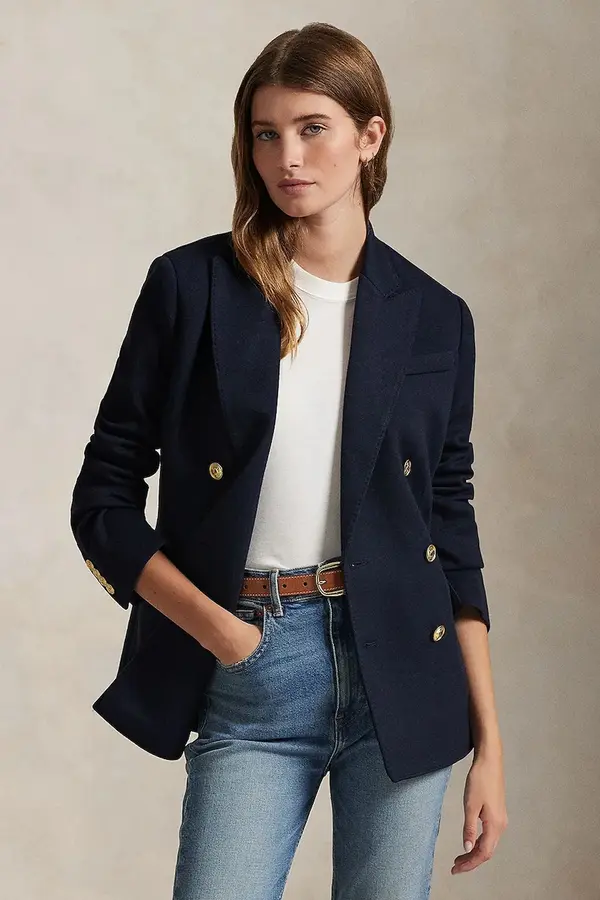 Polo Ralph Lauren Suknjič s primesjo volne Polo Ralph Lauren