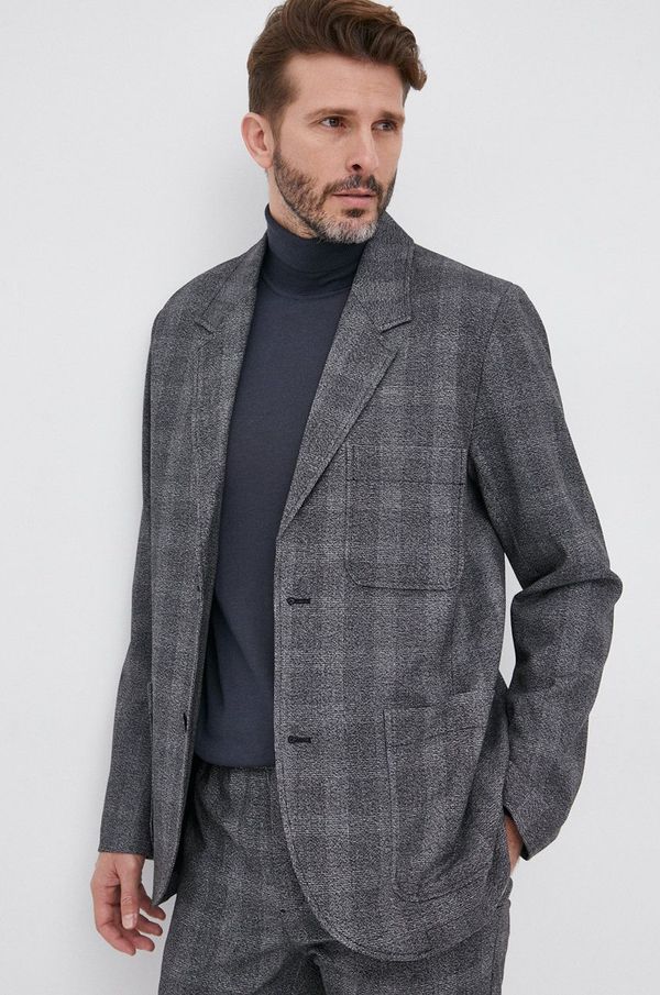 Samsoe Samsoe Suknjič Samsoe Samsoe moški, črna barva