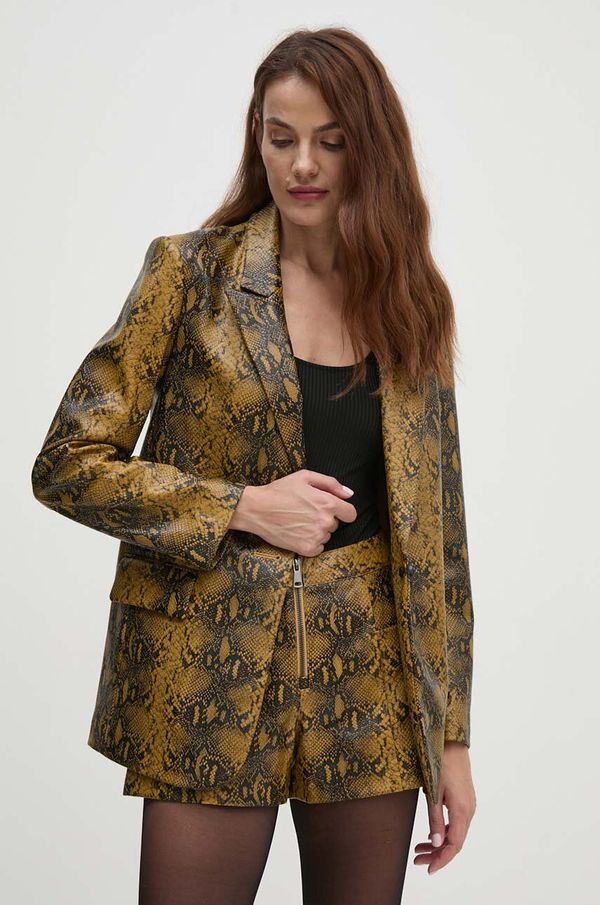 Sisley Suknjič Sisley rumena barva, 2S6VLW029