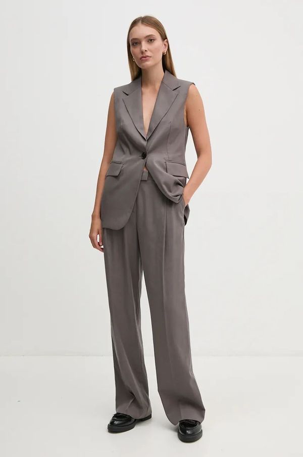 Sisley Suknjič Sisley siva barva, 2TKDLJ00M