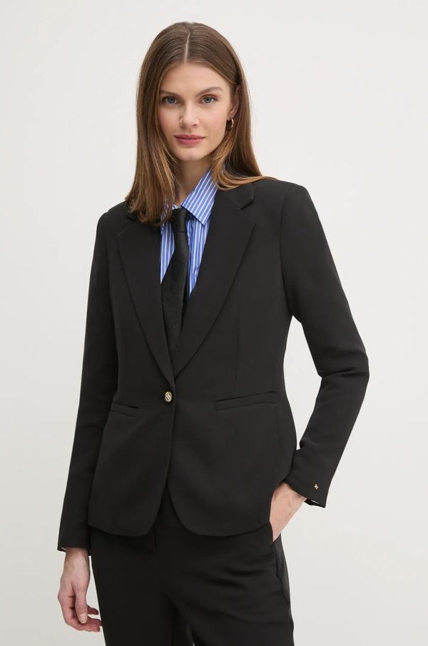 Tommy Hilfiger Suknjič Tommy Hilfiger črna barva, WW0WW44096