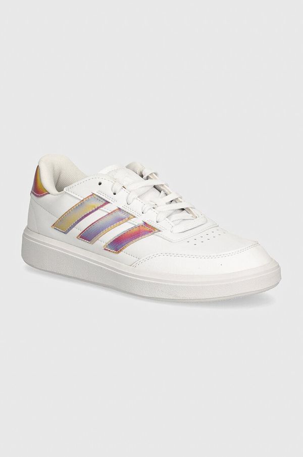 adidas Superge adidas Courtblock bela barva, IG6884