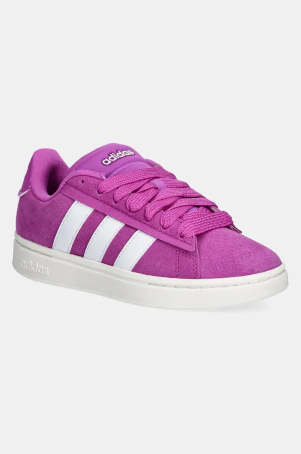 adidas Superge adidas Grand Court Alpha 00S roza barva, JH7231