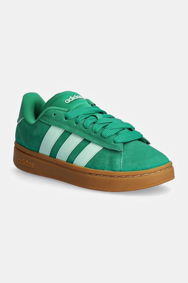 adidas Superge adidas Grand Court Alpha zelena barva, JH7232