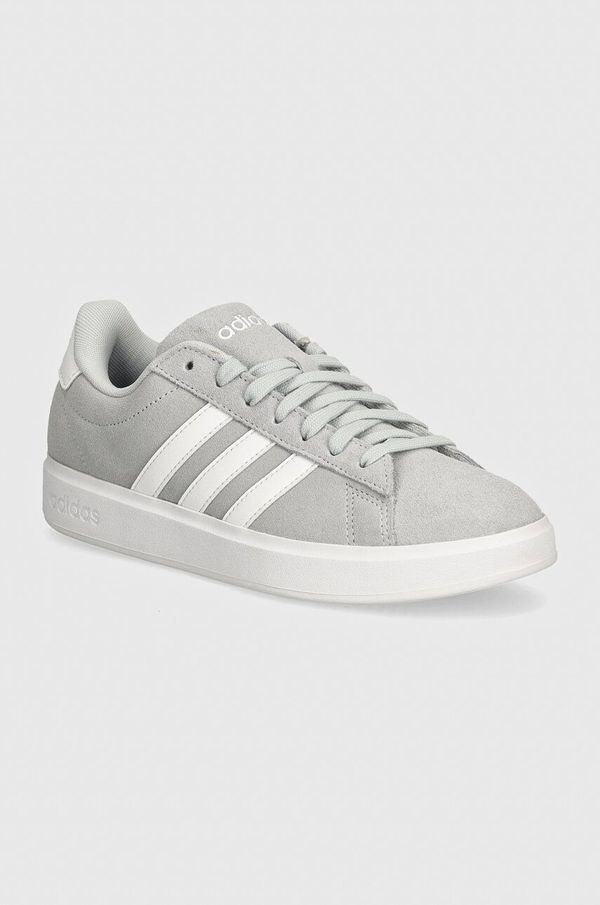 adidas Superge adidas Grand Court siva barva, IG8690