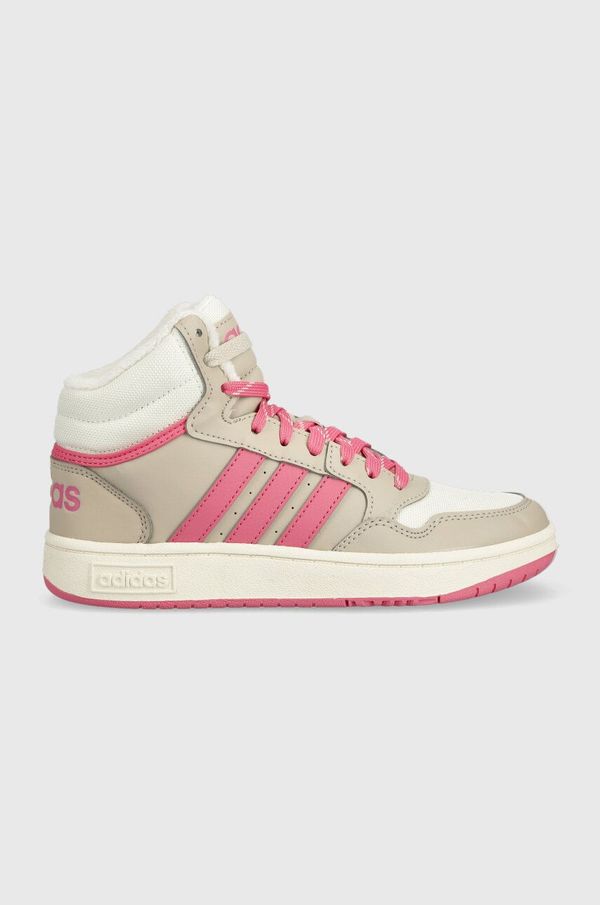 adidas Originals Superge adidas Originals HOOPS MID 3.0 K bela barva