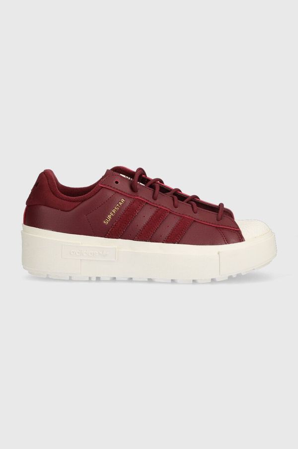 adidas Originals Superge adidas Originals SUPERSTAR BONEGA X SHARED bordo barva