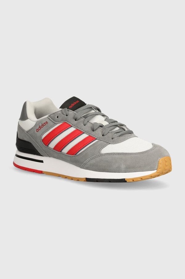 adidas Superge adidas Run 80s siva barva, ID1265