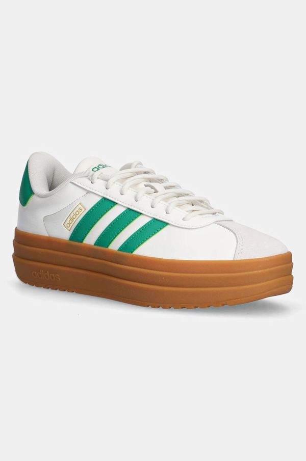 adidas Superge adidas VL Court Bold bela barva, JQ7832
