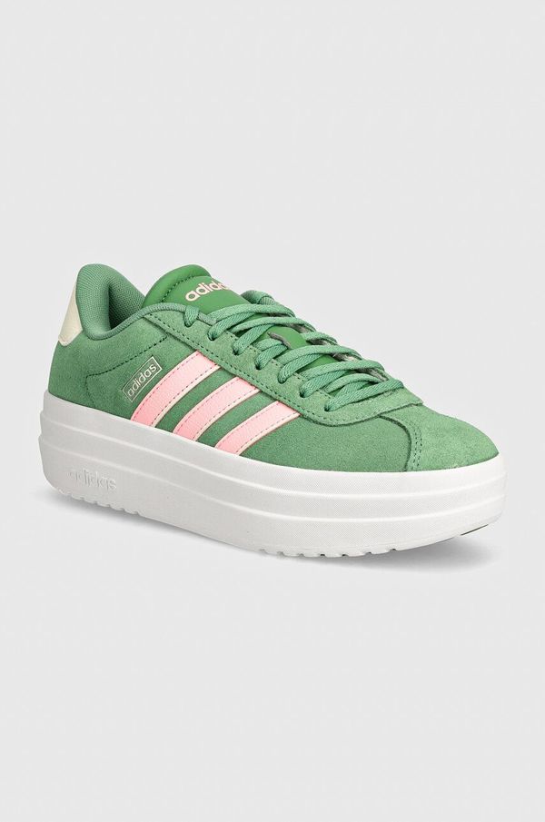 adidas Superge adidas Vl Court Bold zelena barva, IH0365