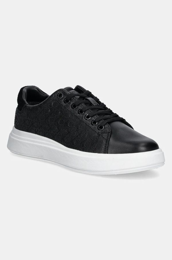 Calvin Klein Superge Calvin Klein CUPSOLE LACE UP MONO črna barva, HW0HW02445