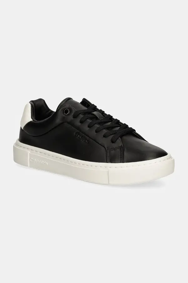 Calvin Klein Superge Calvin Klein CUPSOLE LACE UP W/ML LTH