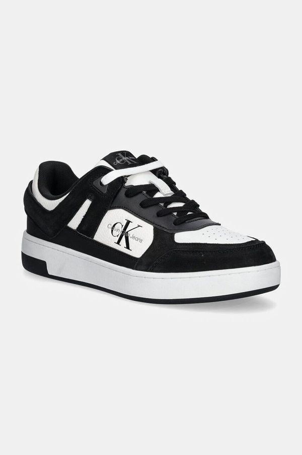 Calvin Klein Jeans Superge Calvin Klein Jeans BASKET CUP LOW LACEUP AUTHENTIC črna barva, YM0YM01110