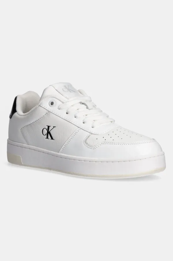 Calvin Klein Jeans Superge Calvin Klein Jeans BASKET CUPSOLE LOW MG bela barva, YW0YW01765
