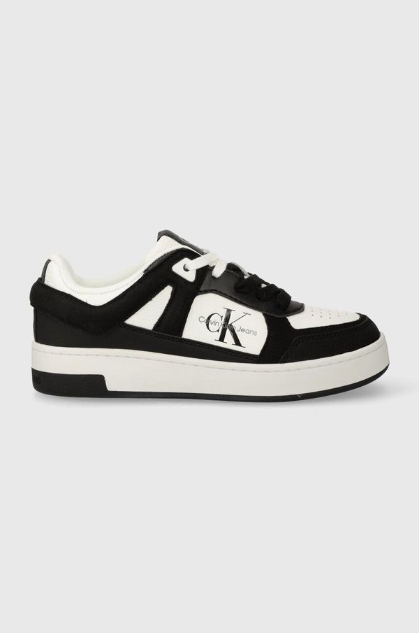 Calvin Klein Jeans Superge Calvin Klein Jeans BASKET CUPSOLE LOW MIX ML FAD črna barva, YW0YW01301