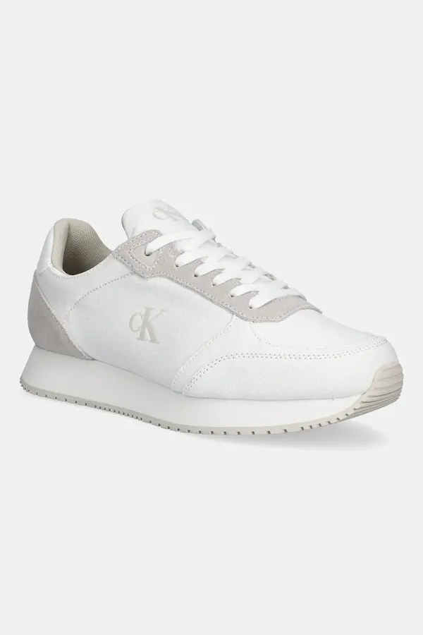 Calvin Klein Jeans Superge Calvin Klein Jeans RUNNER SOCK LACEUP MG CANVAS