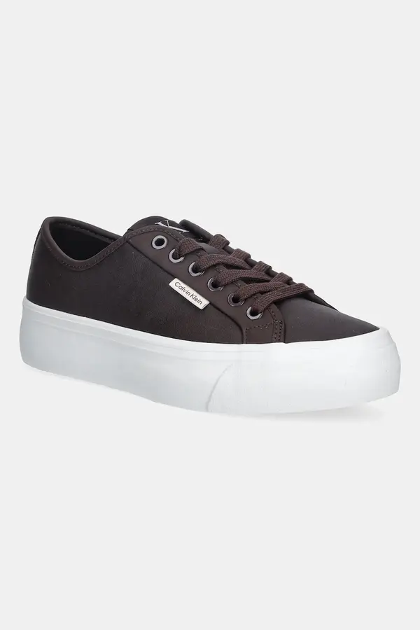 Calvin Klein Superge Calvin Klein VULC FLATF LACE UP LTH CK